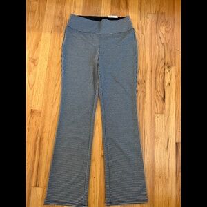 Black and White Bootcut Pants